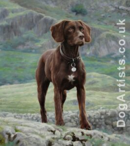 dog painting