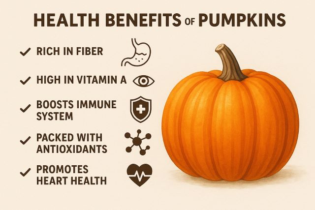 health benefits of pumpkins