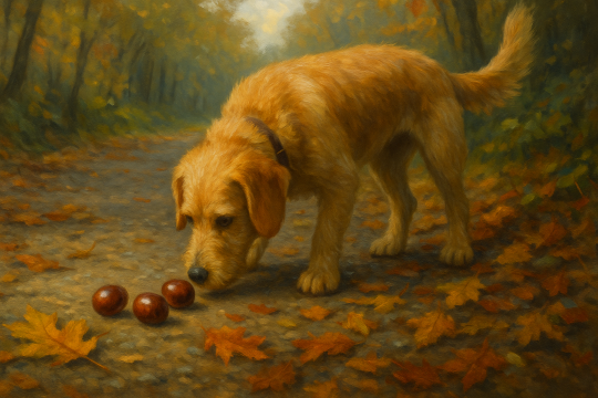 dog sniffing conquers